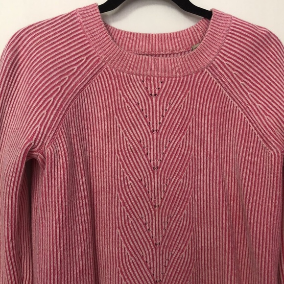 Jack Wills Crew Neck Ribbed Sweater -Pink - Picture 3 of 10